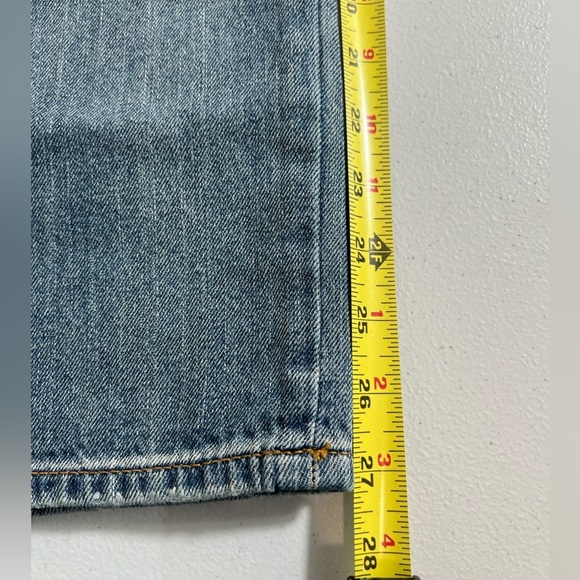 NWOT We The Free People Patchwork Distressed Button Fly Boho ankle jeans 29 - Picture 7 of 8